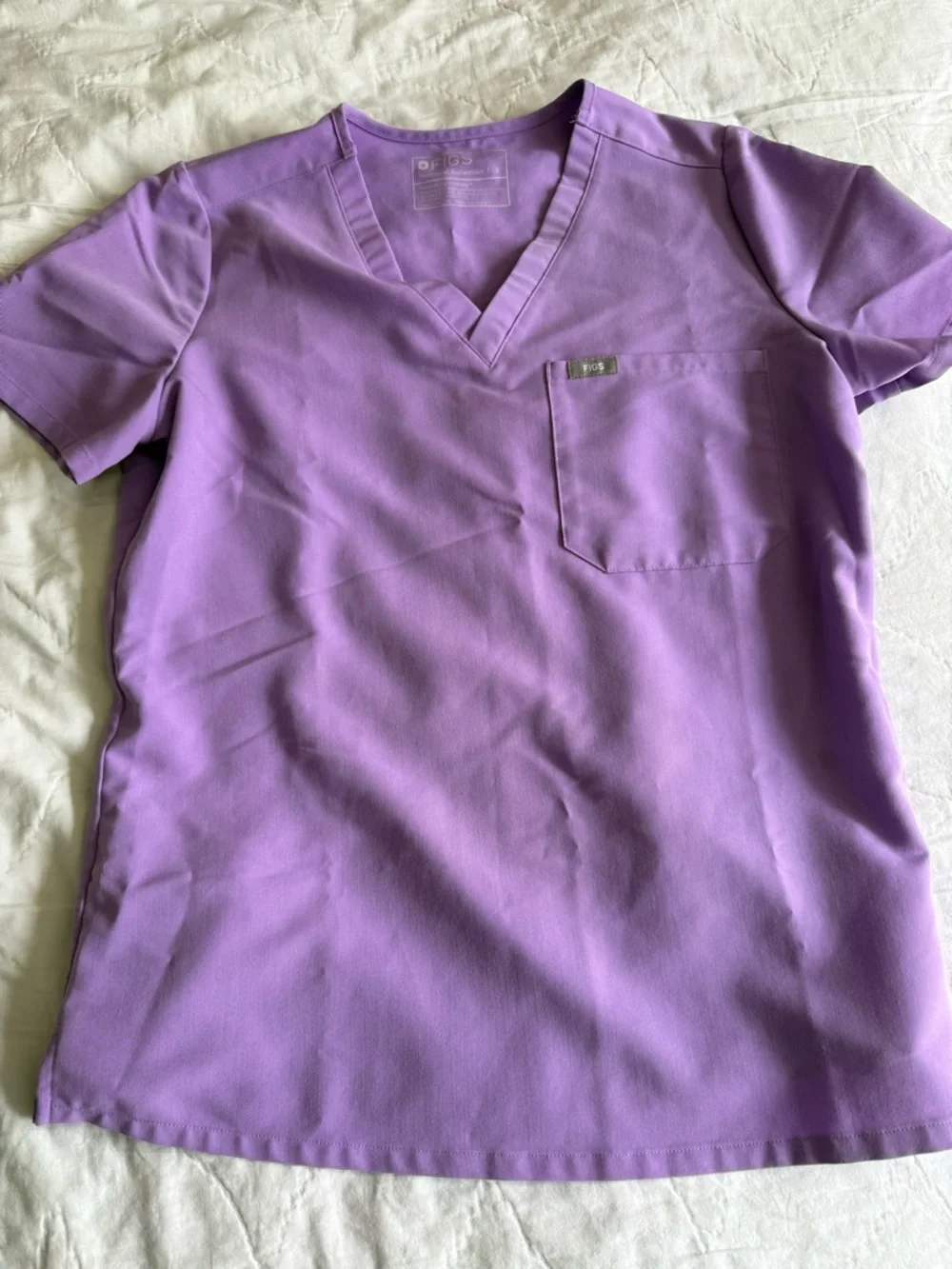 SET: Figs Lilac Dawn Catarina Scrub Top (S) & Kade Cargo Pant (M) - Picture 5 of 6